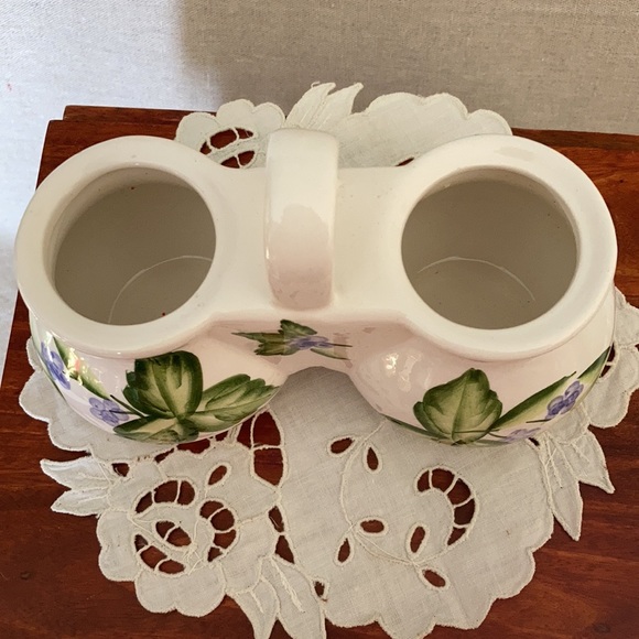 Vintage Designpac ceramic twin jam container. - Picture 3 of 4